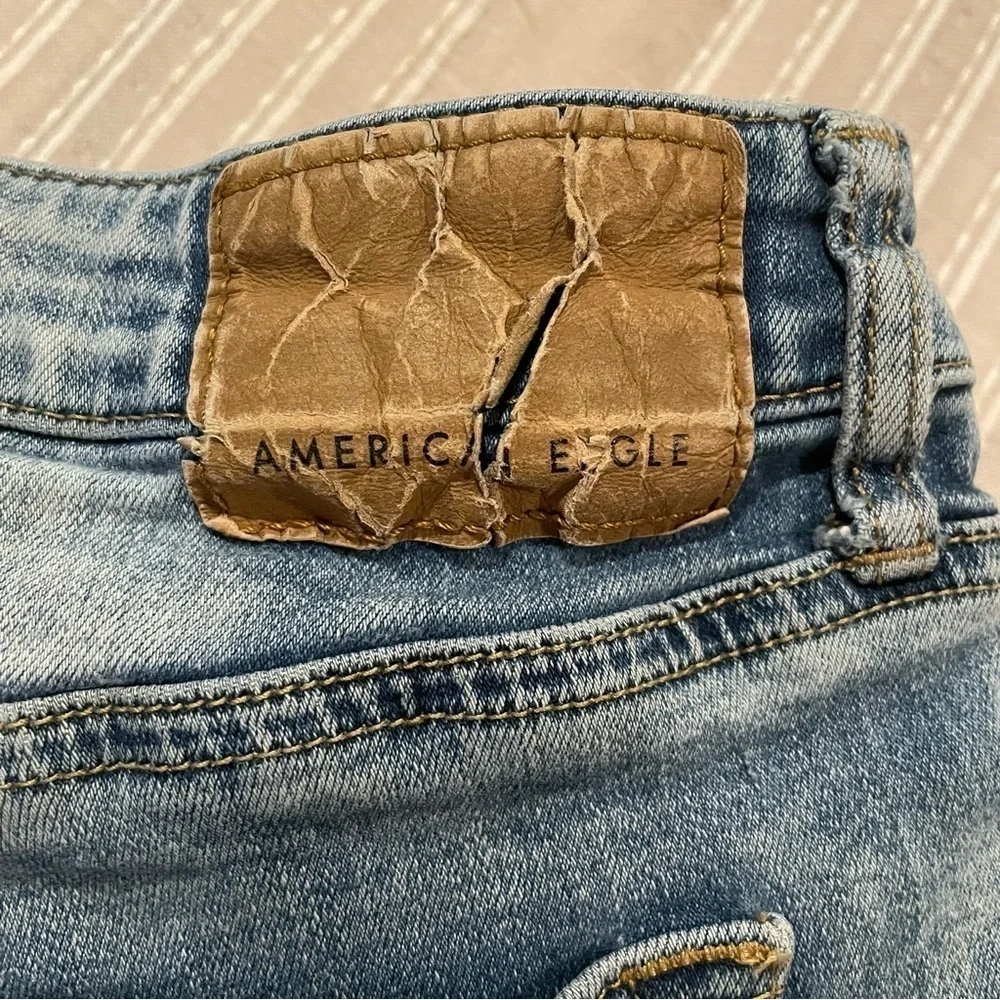 American Eagle Outfitters Men’s Distressed Flex Slim Jeans 32x34